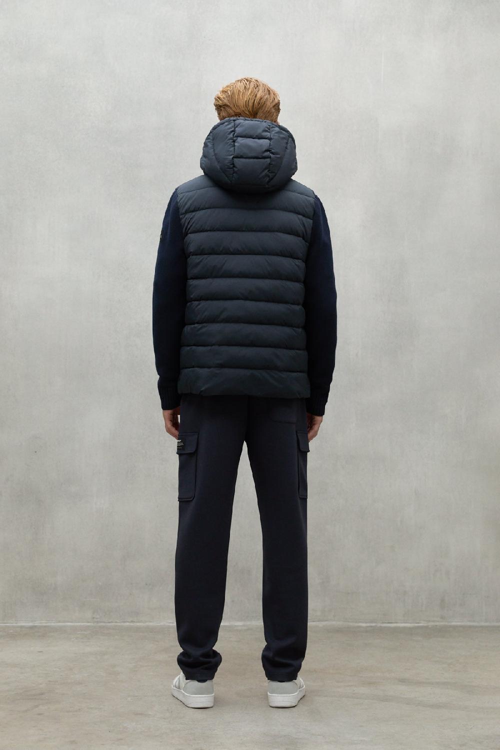 Ecoalf NAVY BLUE DENALI KNITTED JACKET