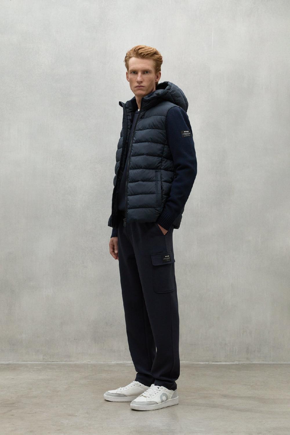 Ecoalf NAVY BLUE DENALI KNITTED JACKET