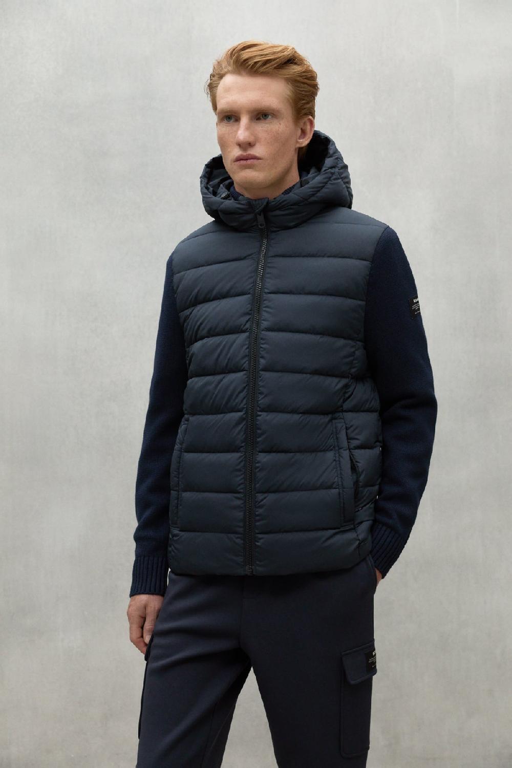 Ecoalf NAVY BLUE DENALI KNITTED JACKET