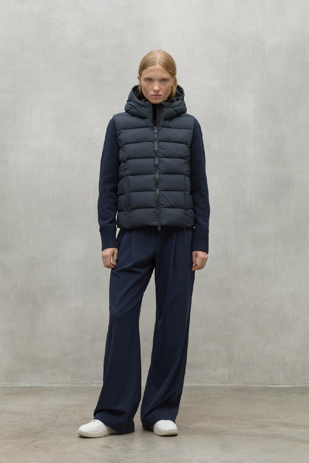 Ecoalf NAVY BLUE DENALI KNITTED JACKET