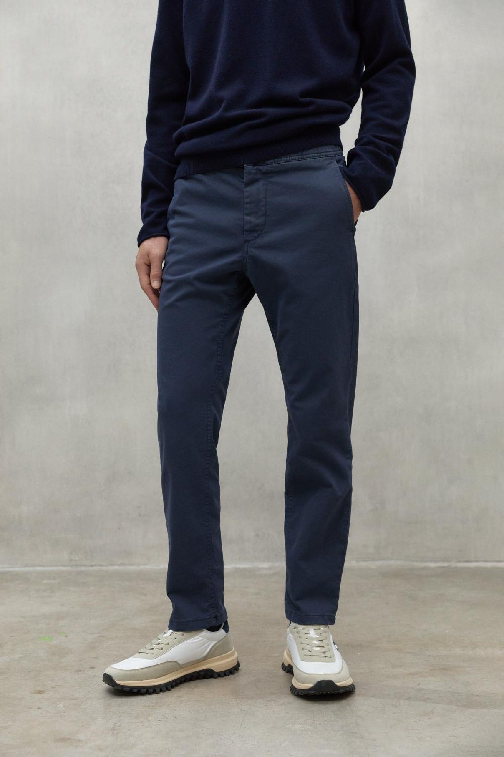 Ecoalf NAVY BLUE ETHIC TROUSERS