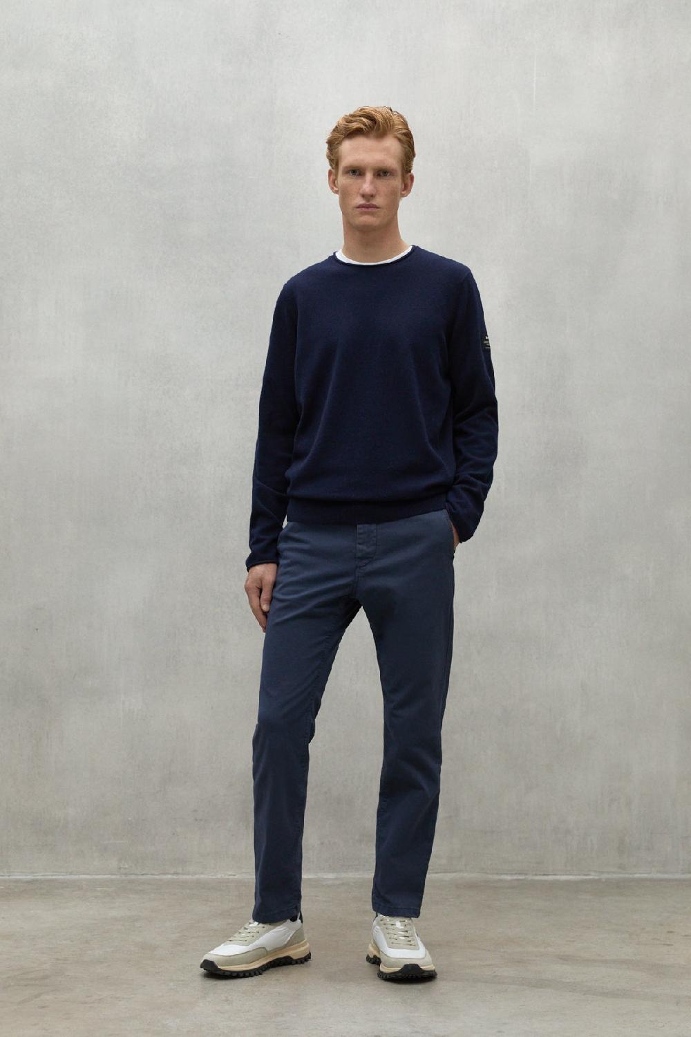 Ecoalf NAVY BLUE ETHIC TROUSERS