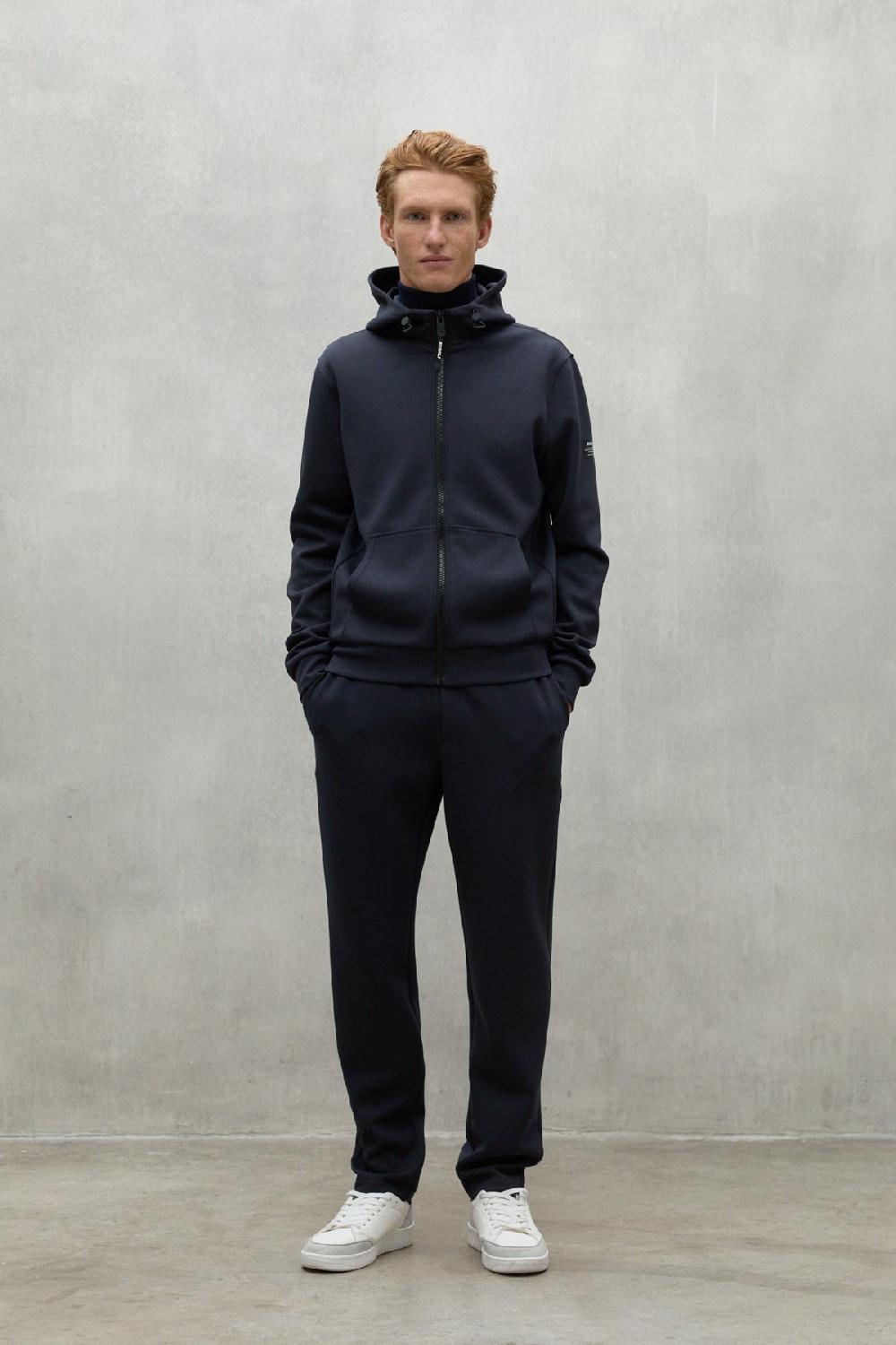 Ecoalf NAVY BLUE ETHICA TROUSERS