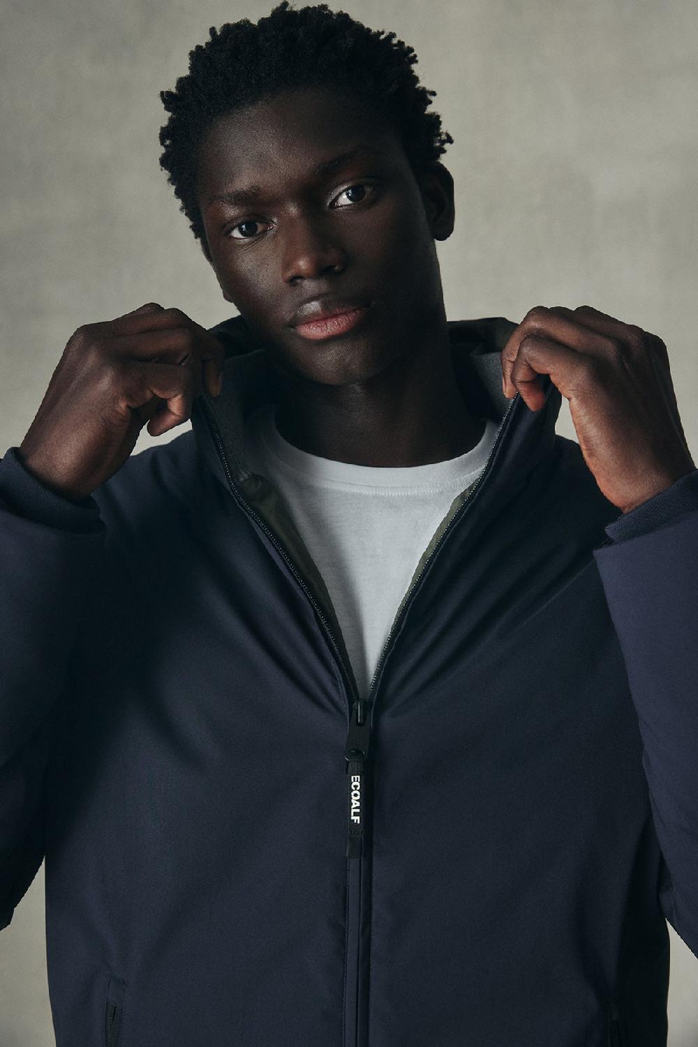 Ecoalf NAVY BLUE GRAYS JACKET