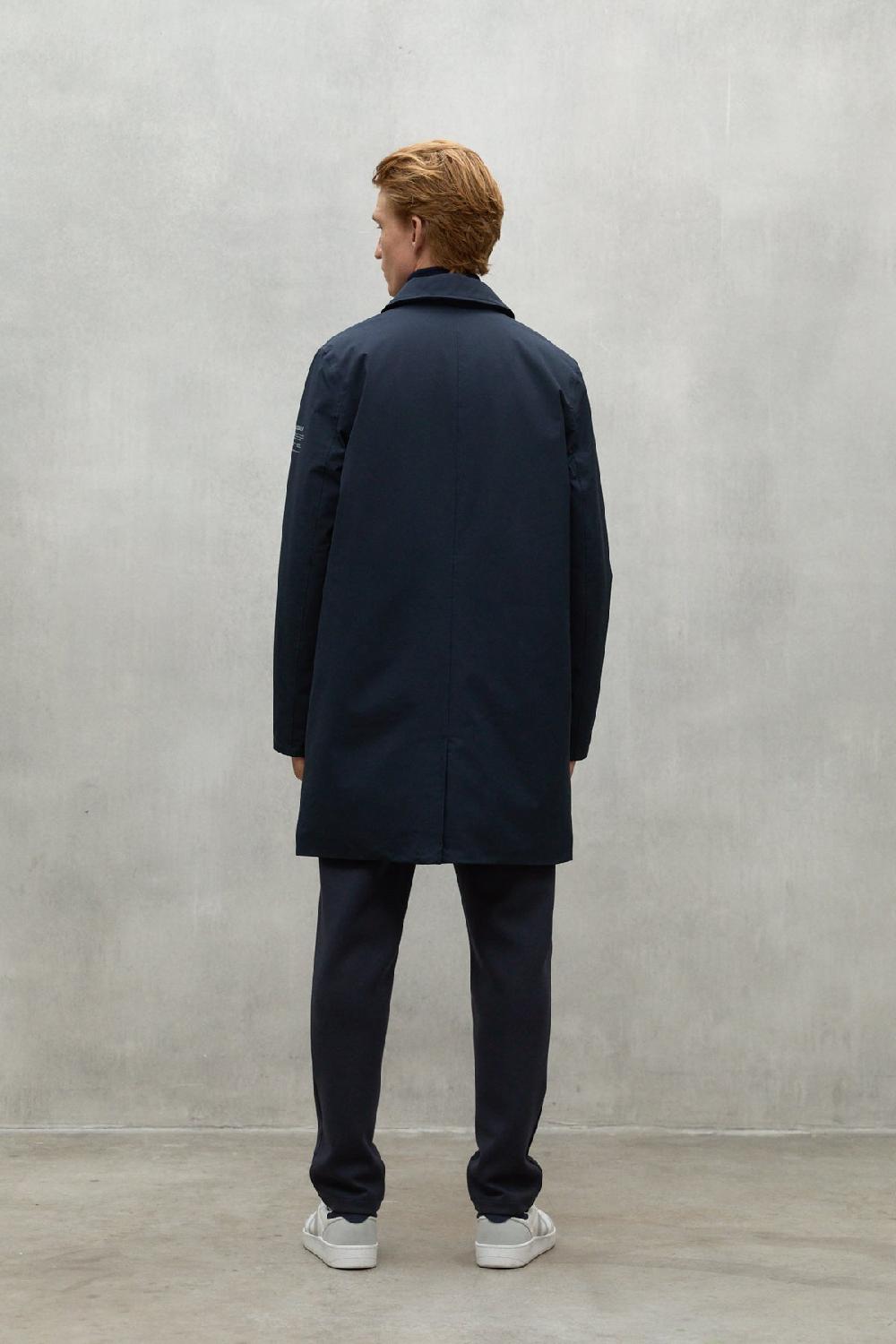 Ecoalf NAVY BLUE HAMPSHIRE COAT