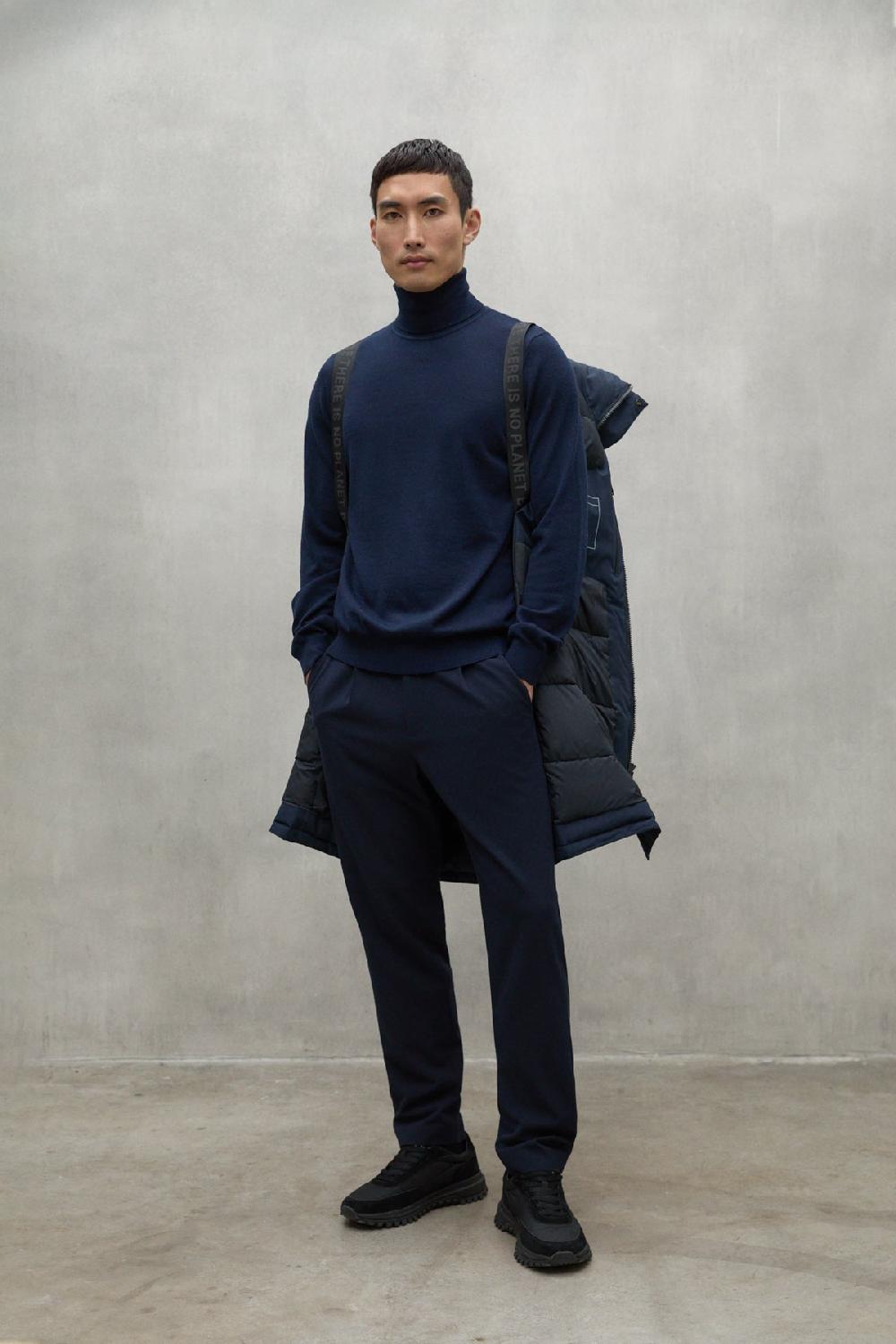 Ecoalf NAVY BLUE ICEBERG COAT