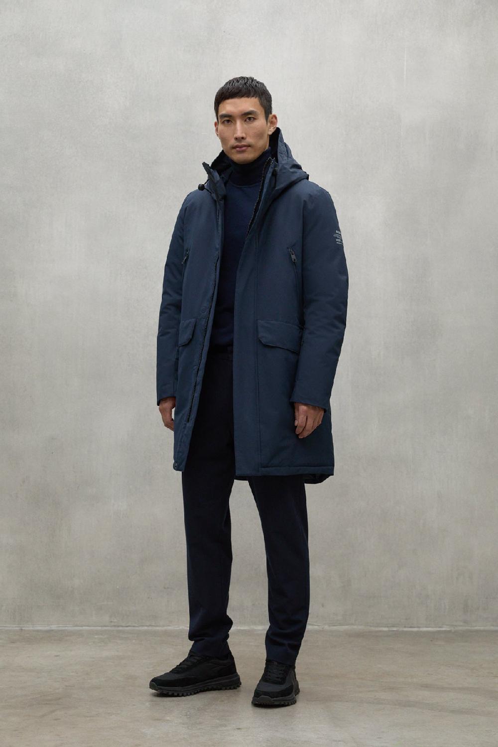 Ecoalf NAVY BLUE ICEBERG COAT