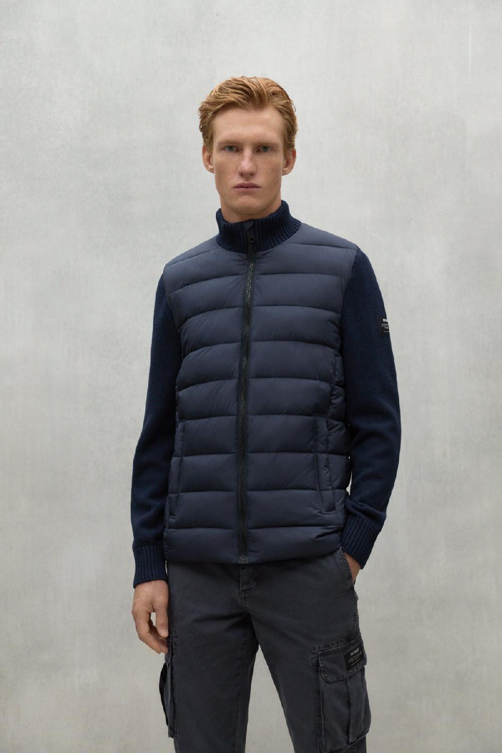 Ecoalf NAVY BLUE KNITTED BIMI SWEATER