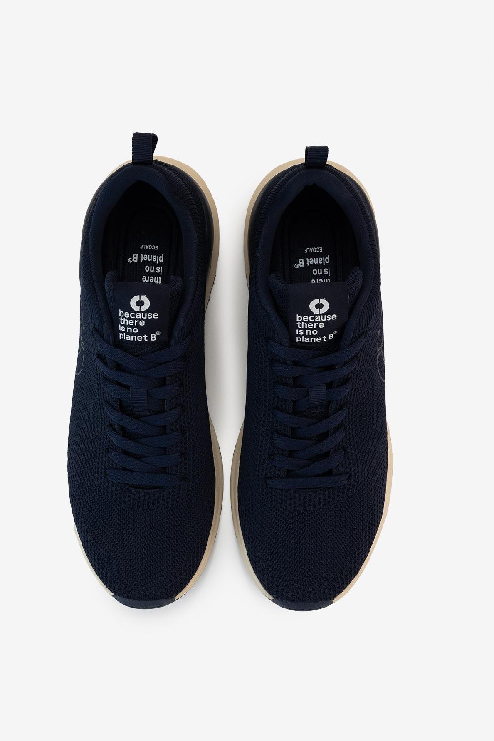 Ecoalf NAVY BLUE KNITTED CONDE TRAINERS