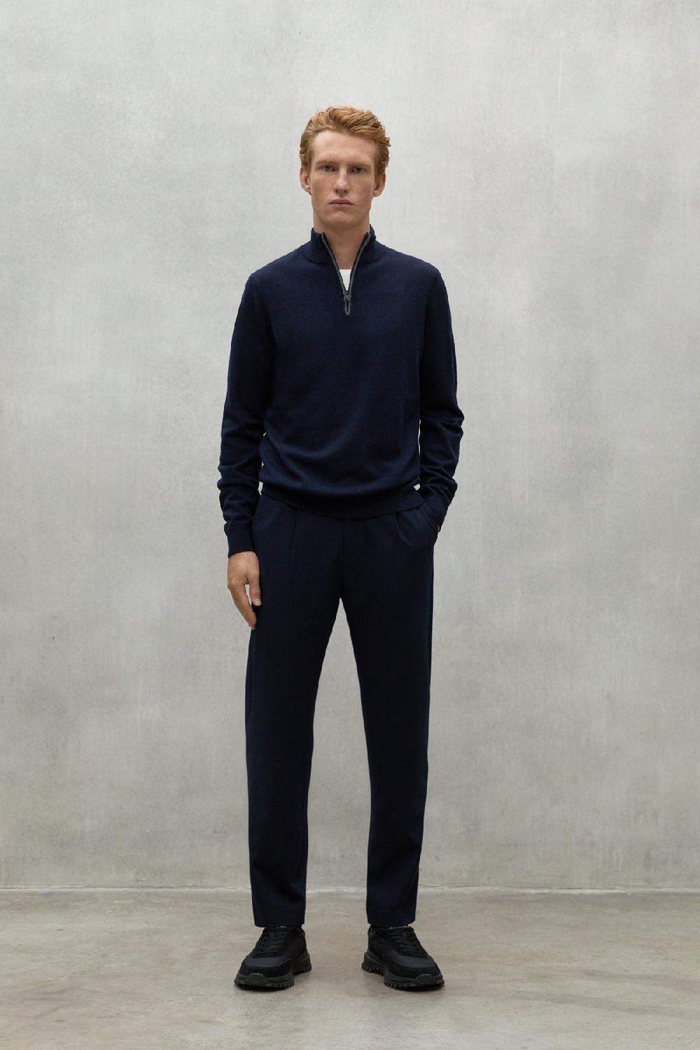 Ecoalf NAVY BLUE LARCH SWEATER