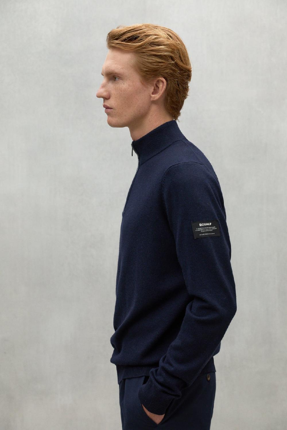 Ecoalf NAVY BLUE LARCH SWEATER