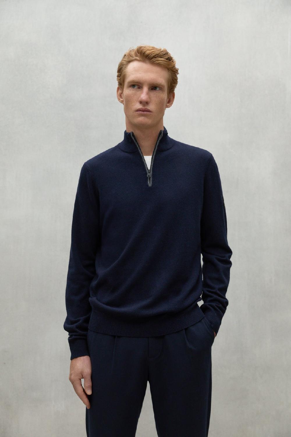 Ecoalf NAVY BLUE LARCH SWEATER