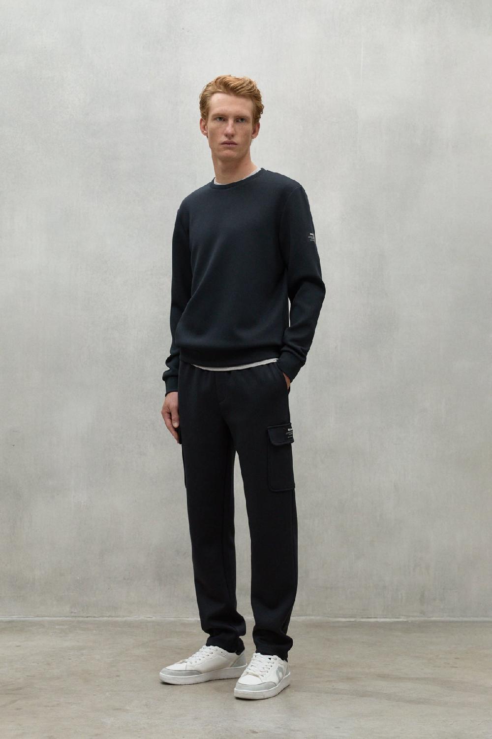 Ecoalf NAVY BLUE LIMI TROUSERS