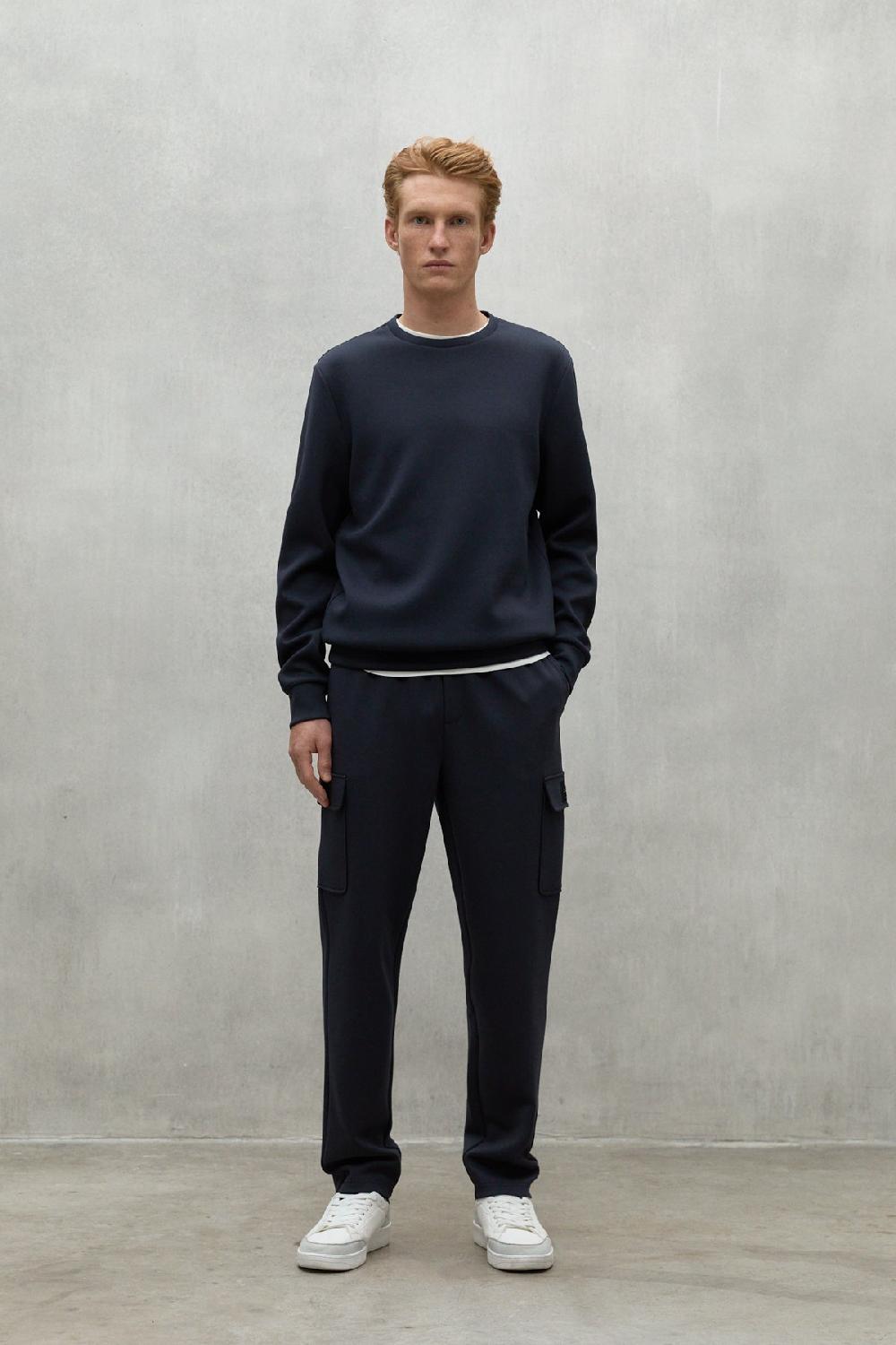 Ecoalf NAVY BLUE LIMI TROUSERS