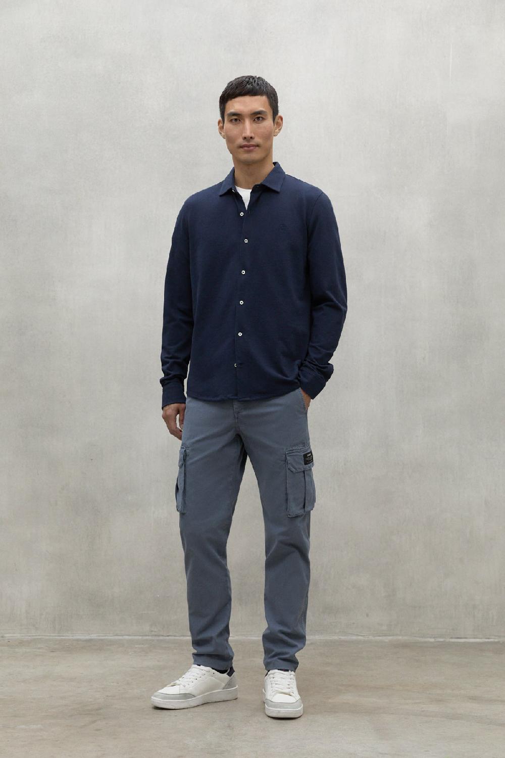 Ecoalf NAVY BLUE OSCAR SHIRT