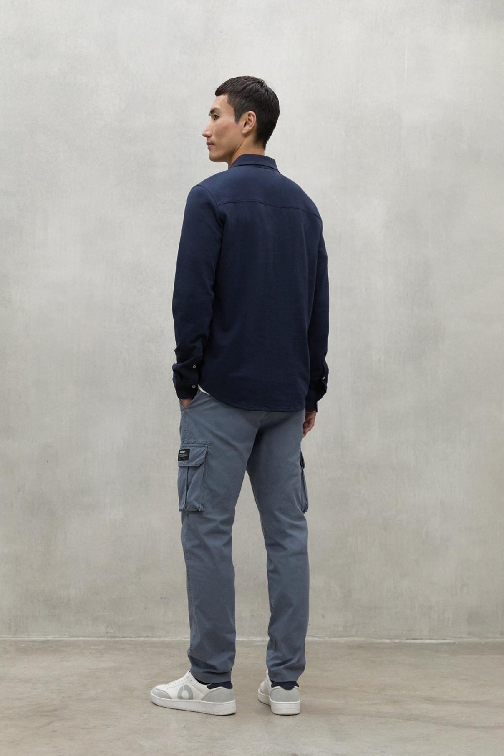 Ecoalf NAVY BLUE OSCAR SHIRT