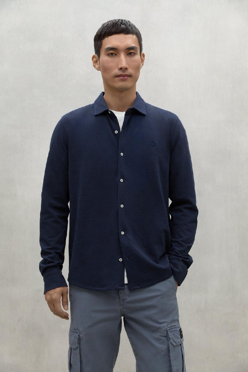 Ecoalf NAVY BLUE OSCAR SHIRT