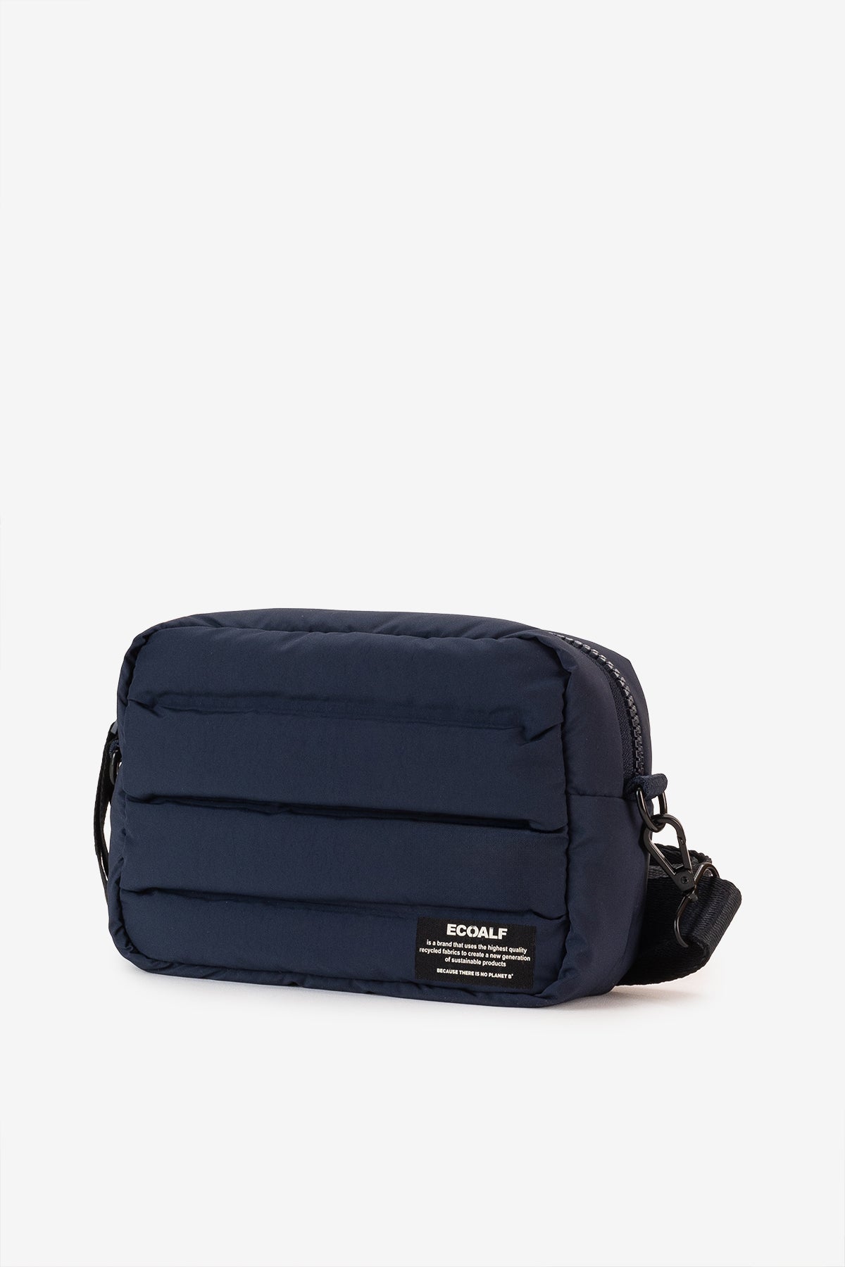 Ecoalf NAVY BLUE PAD SHOULDER BAG