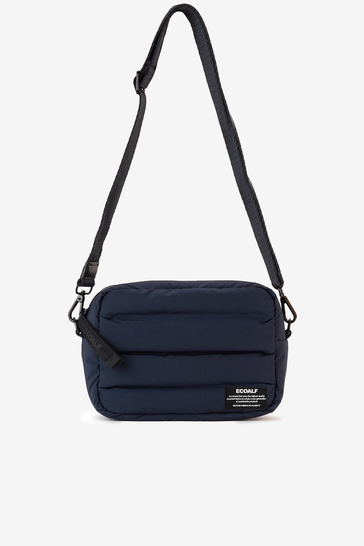 Ecoalf NAVY BLUE PAD SHOULDER BAG
