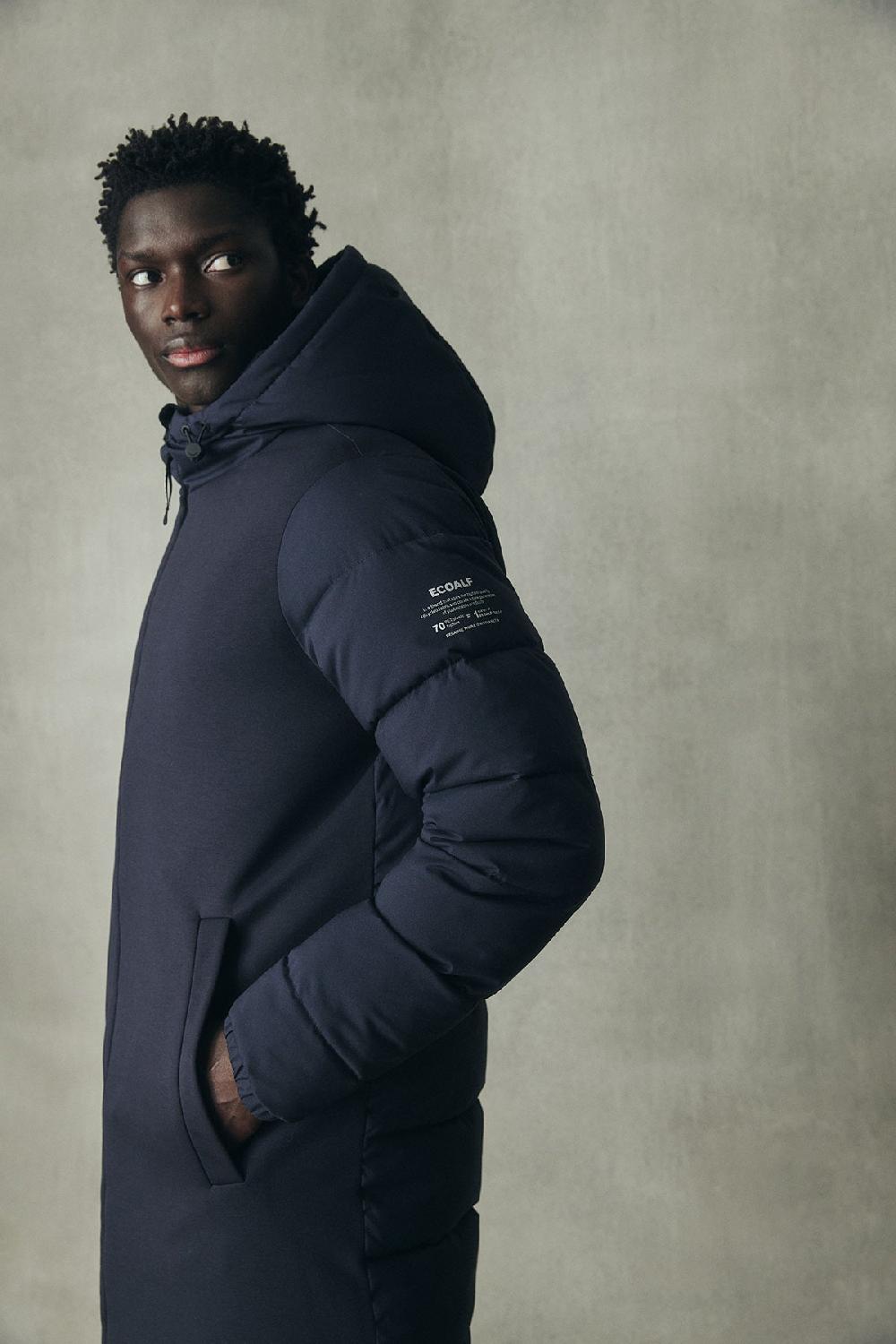 Ecoalf NAVY BLUE RITTER COAT