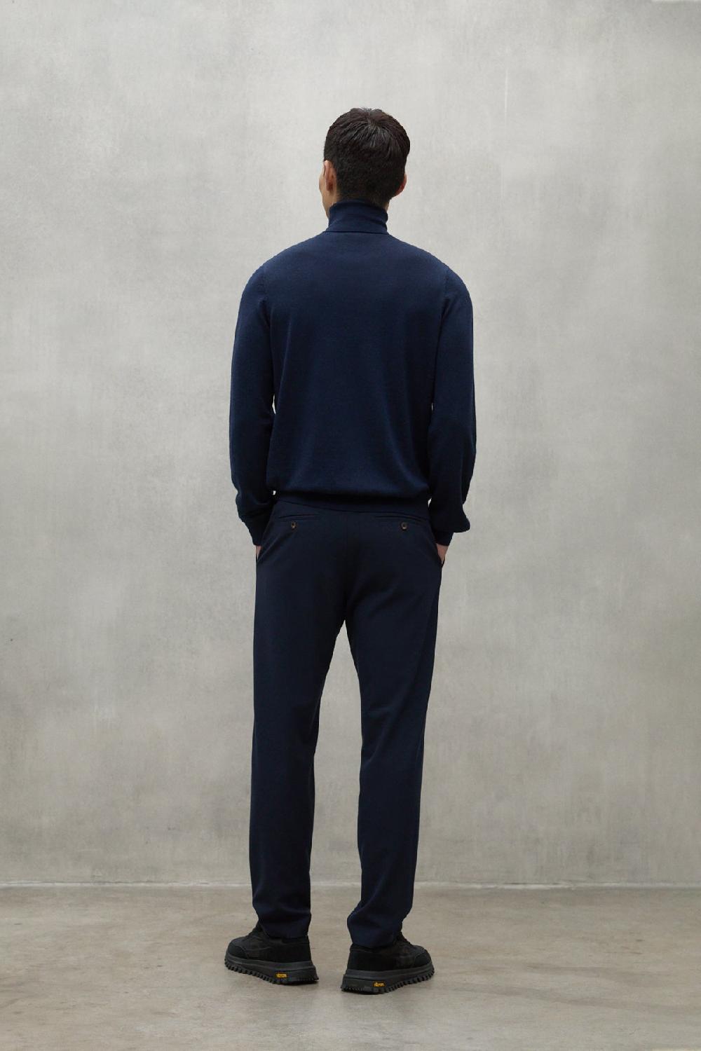 Ecoalf NAVY BLUE SEPIK TROUSERS