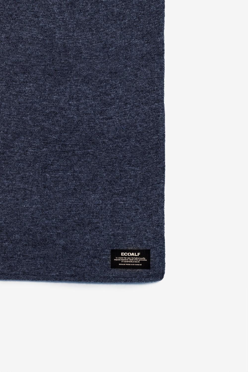 Ecoalf NAVY BLUE THICK SCARF