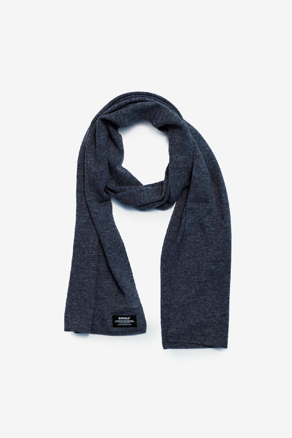 Ecoalf NAVY BLUE THICK SCARF