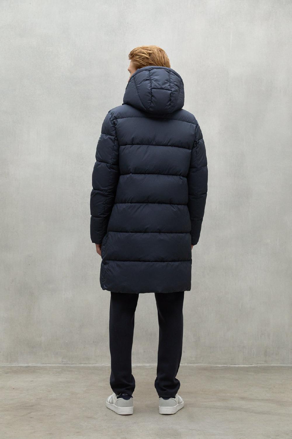 Ecoalf NAVY BLUE VELAN COAT