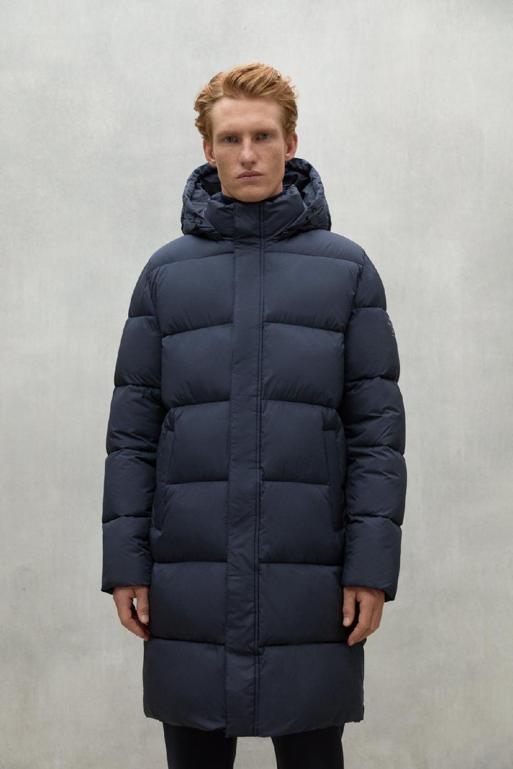 Ecoalf NAVY BLUE VELAN COAT