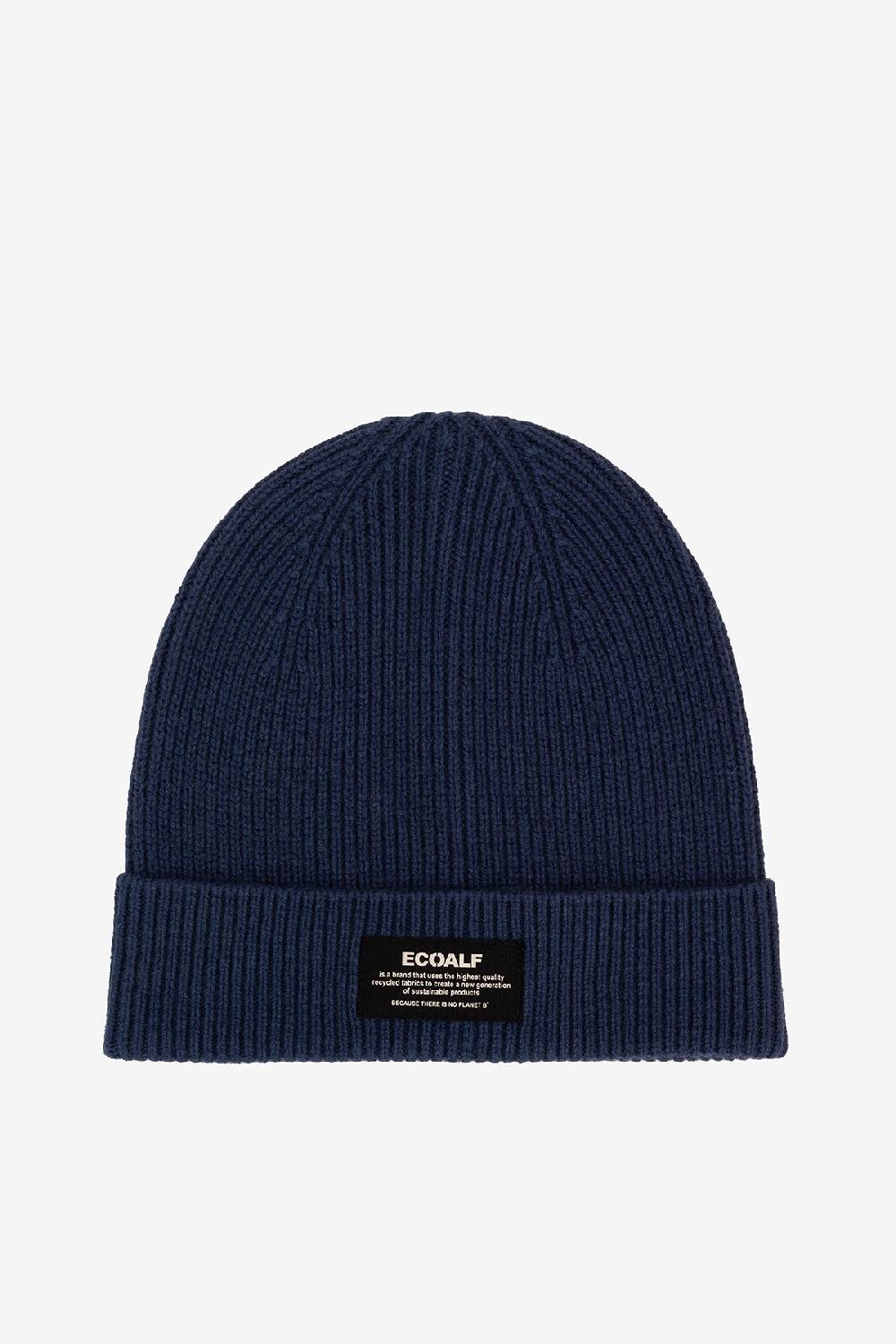 Ecoalf NAVY BLUE WOOL HAT