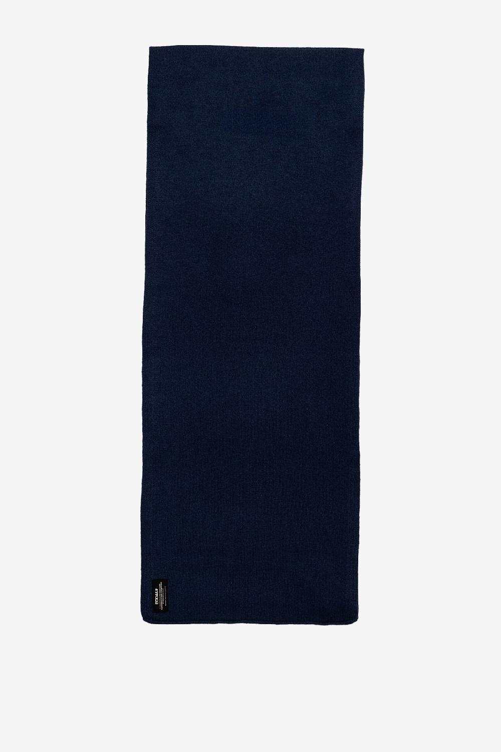 Ecoalf NAVY BLUE WOOL SCARF
