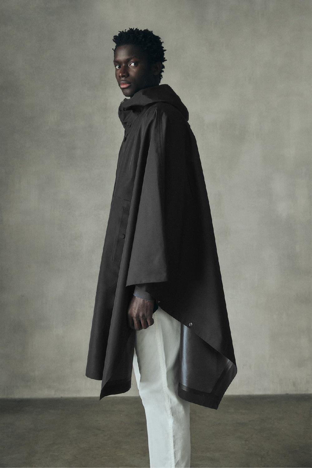 Ecoalf NIWA BLACK UNISEX CAPE