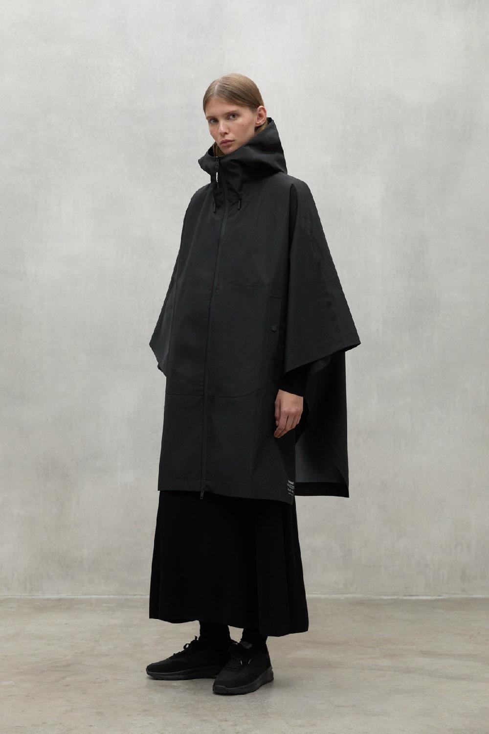 Ecoalf NIWA BLACK UNISEX CAPE