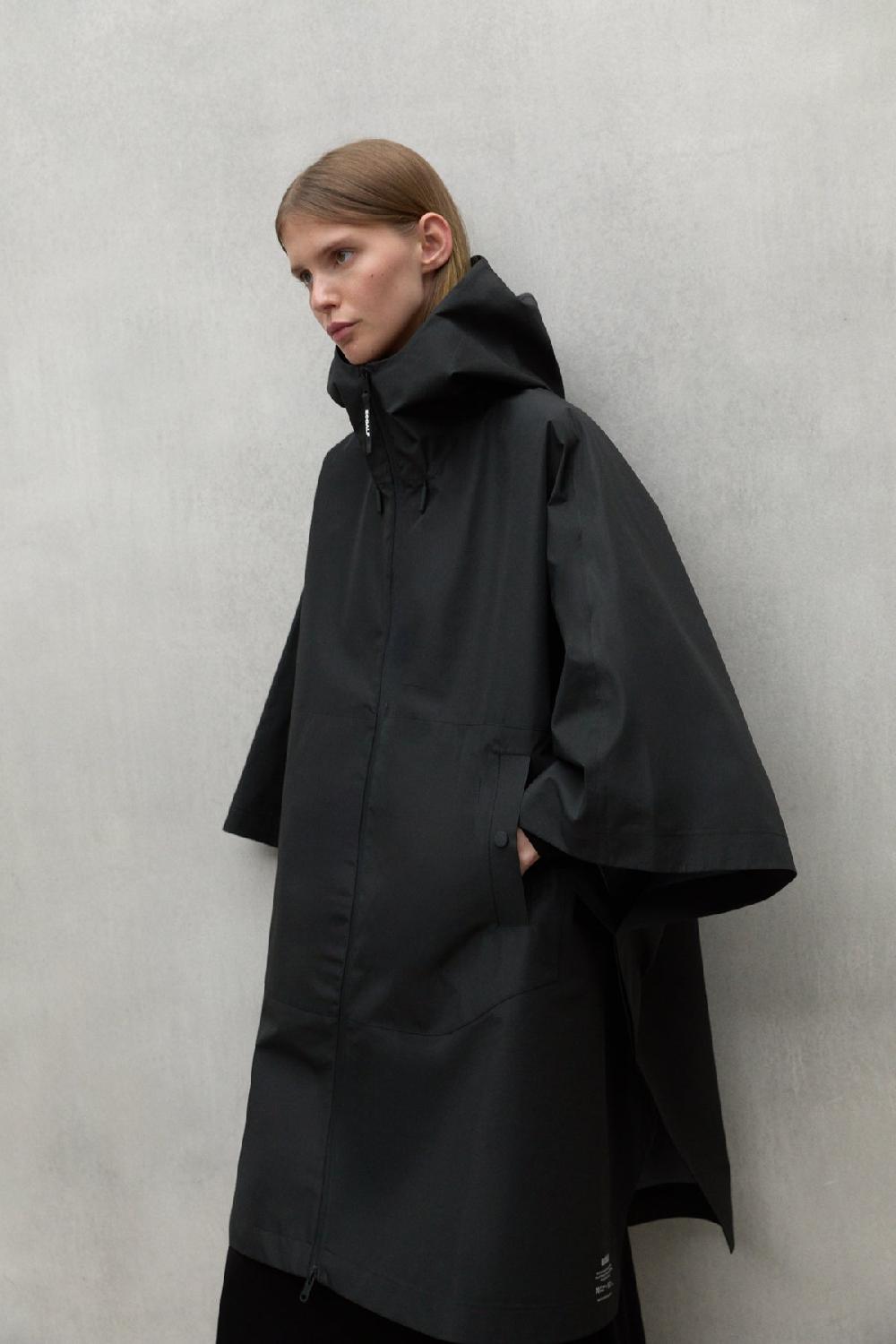 Ecoalf NIWA BLACK UNISEX CAPE
