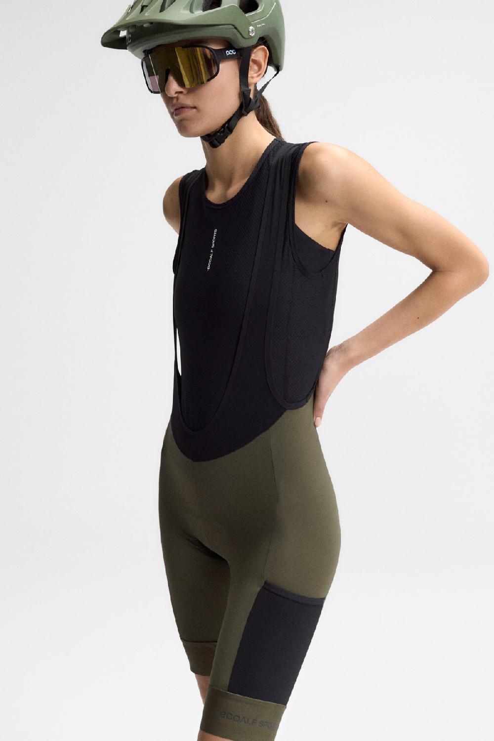 Ecoalf OAK BIB EXPLORER SHORT GREEN