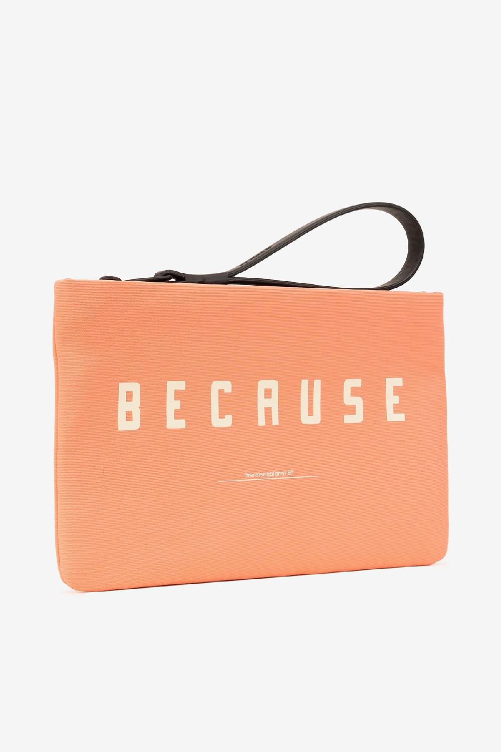 Ecoalf ORANGE LUPITA HANDBAG WITH MESSAGE