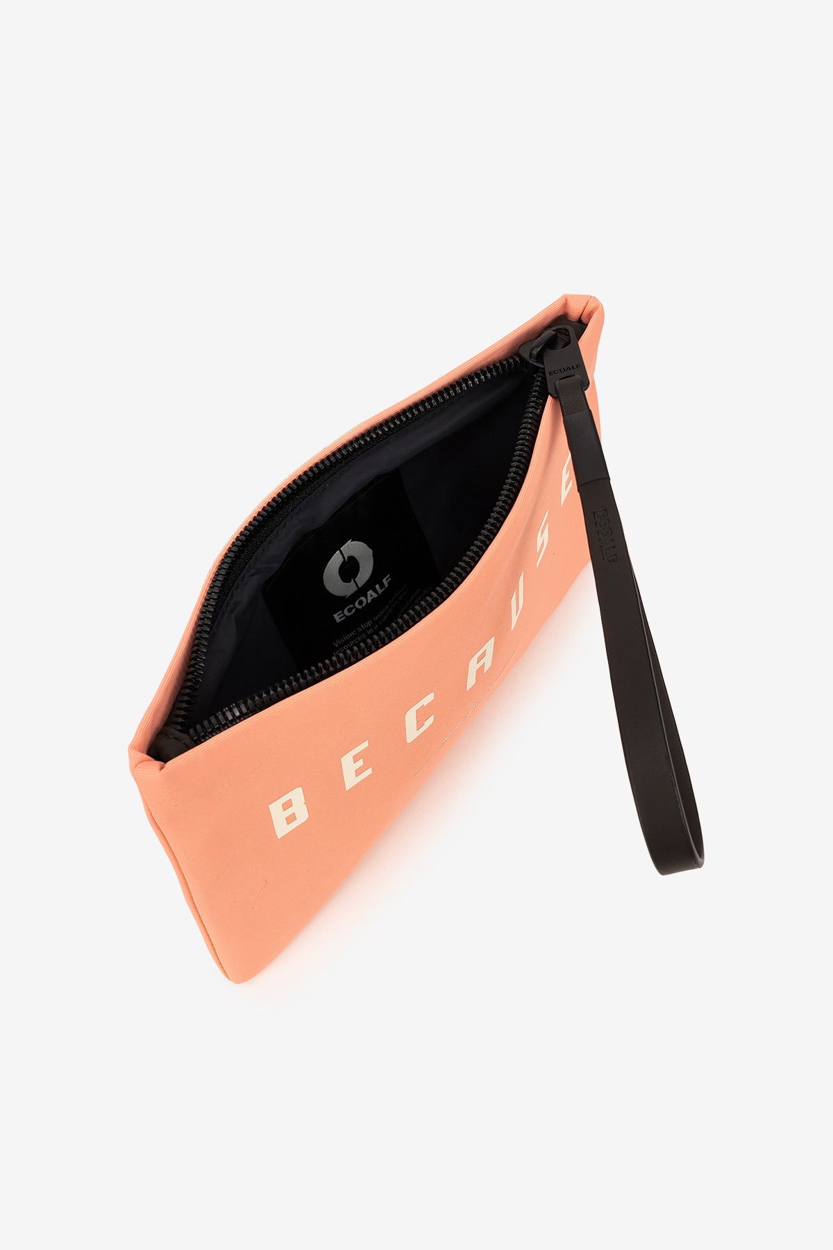 Ecoalf ORANGE LUPITA HANDBAG WITH MESSAGE