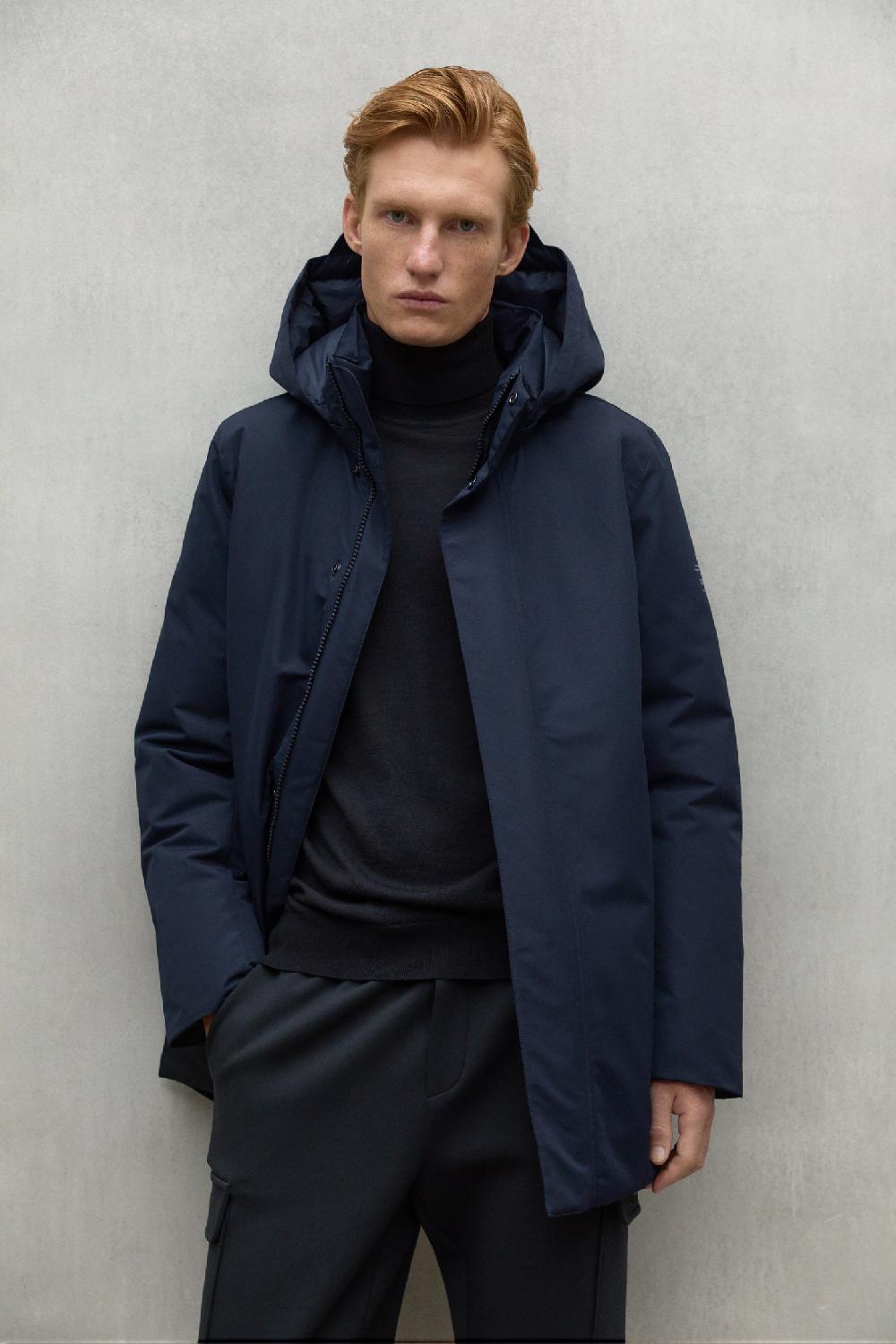 Ecoalf PARKO COAT NAVY BLUE