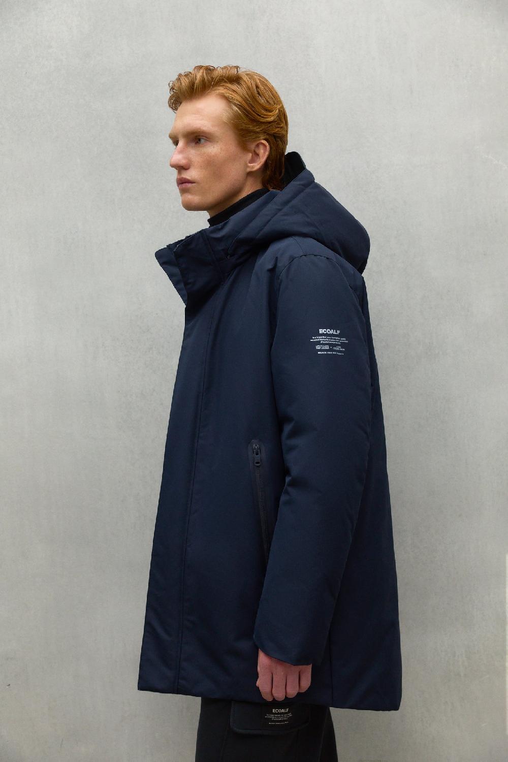 Ecoalf PARKO COAT NAVY BLUE