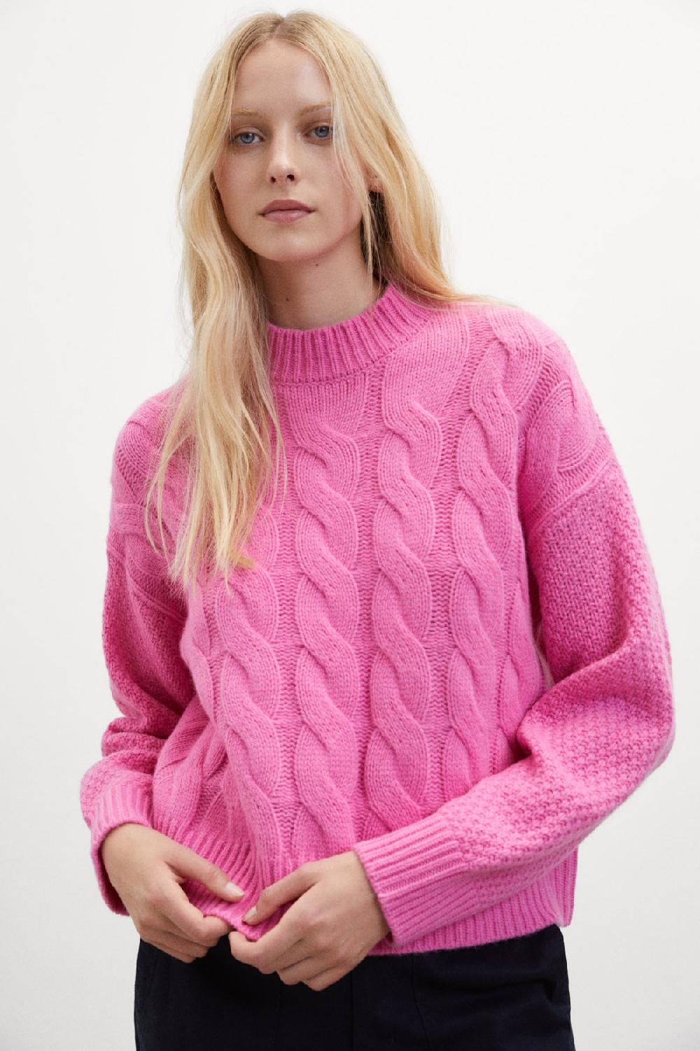Ecoalf PINK MIMOSA KNITTED JUMPER