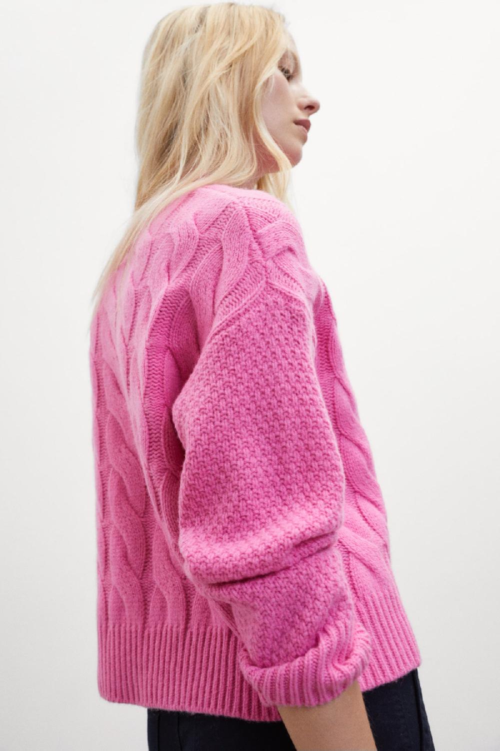 Ecoalf PINK MIMOSA KNITTED JUMPER
