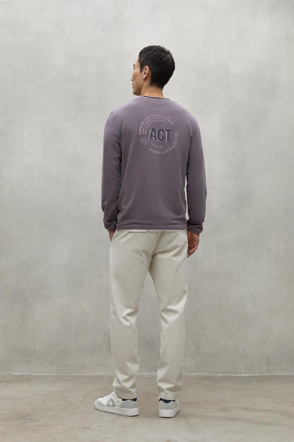 Ecoalf PURPLE ACT T-SHIRT