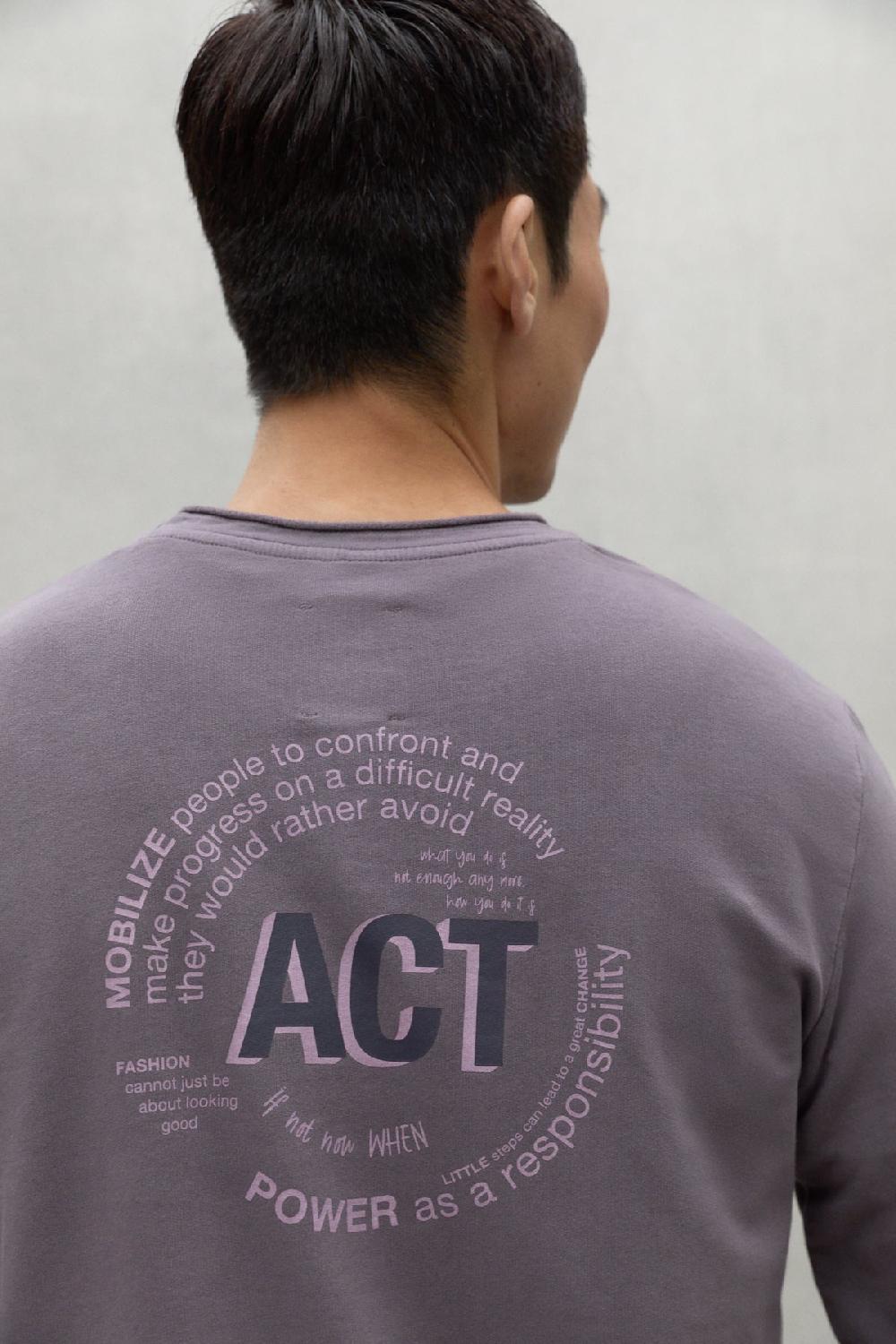 Ecoalf PURPLE ACT T-SHIRT