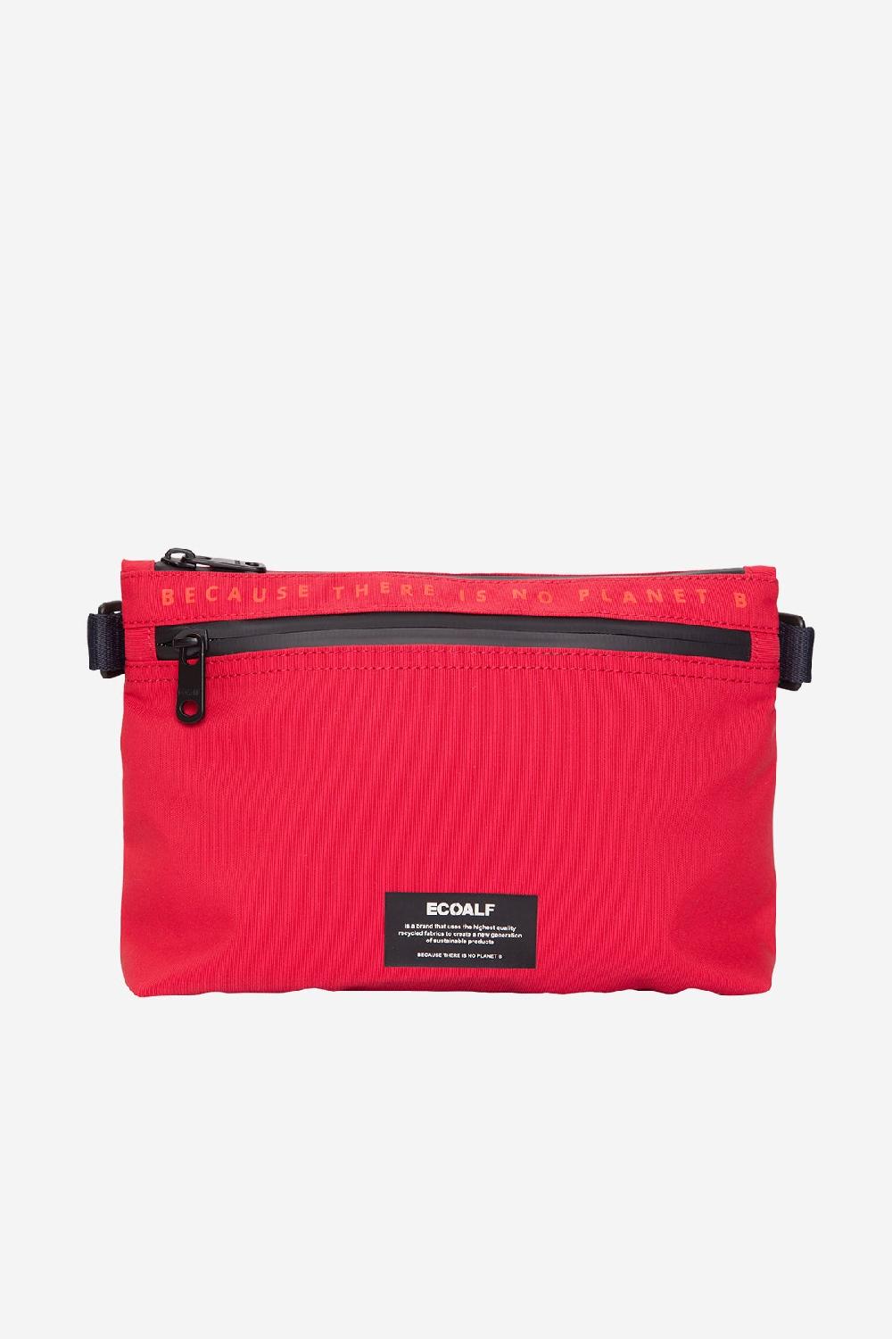 Ecoalf RED LUPITA BECAUSE DOUBLE-ZIP BAG