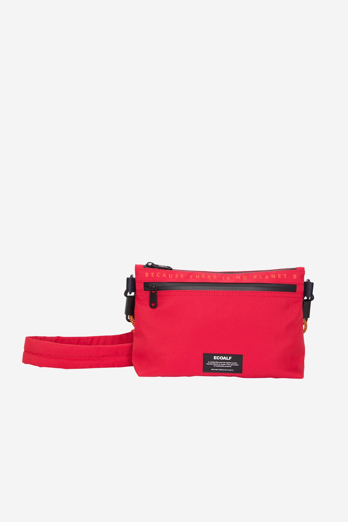 Ecoalf RED LUPITA BECAUSE DOUBLE-ZIP BAG