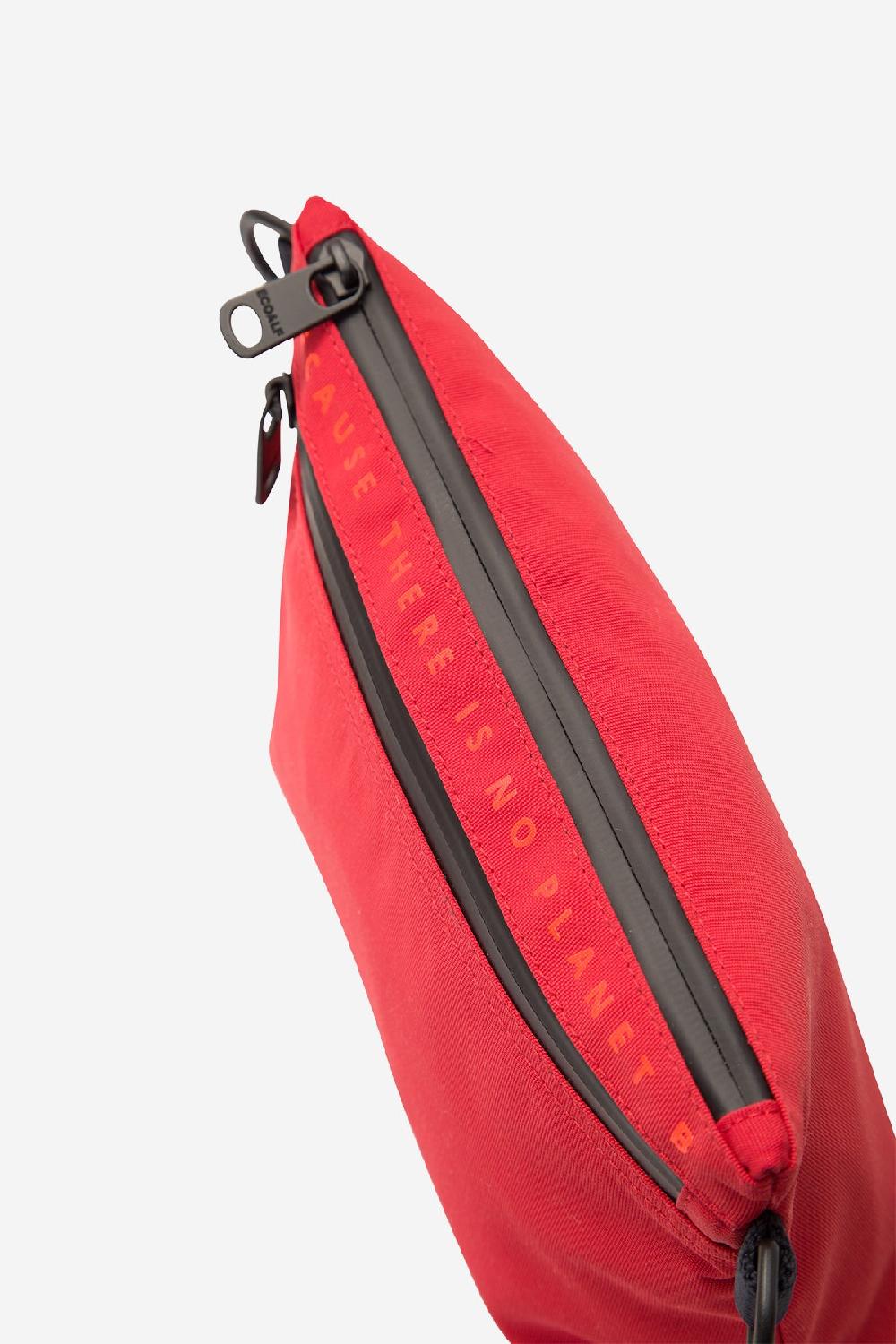 Ecoalf RED LUPITA BECAUSE DOUBLE-ZIP BAG