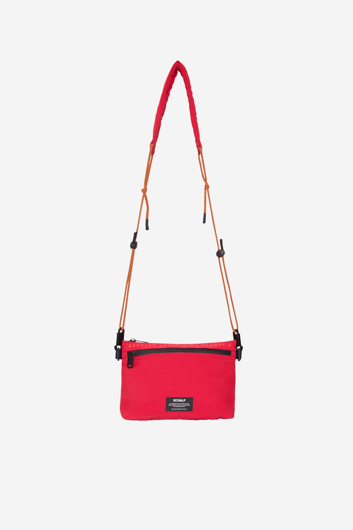 Ecoalf RED LUPITA BECAUSE DOUBLE-ZIP BAG