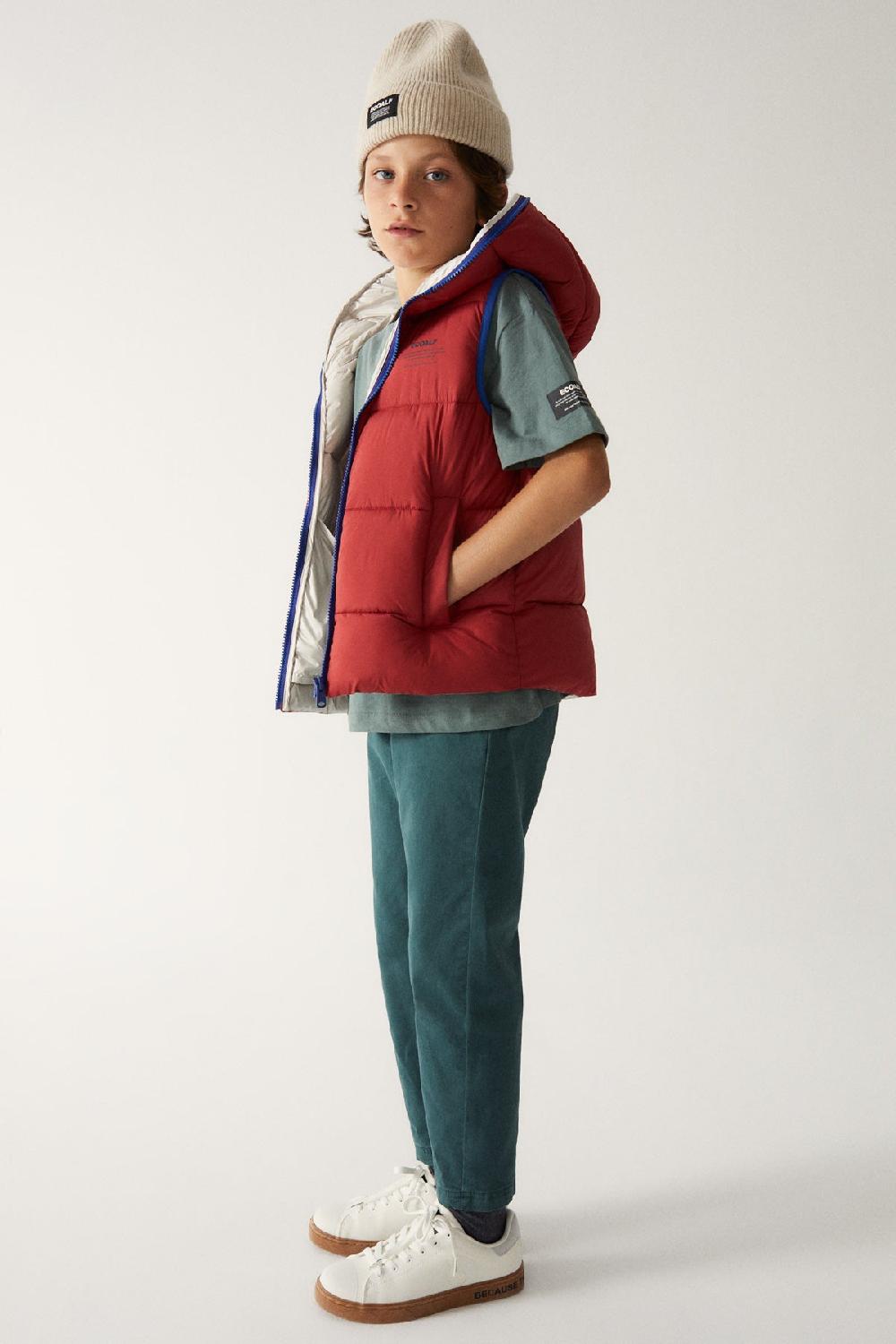 Ecoalf RED ZIPPY VEST