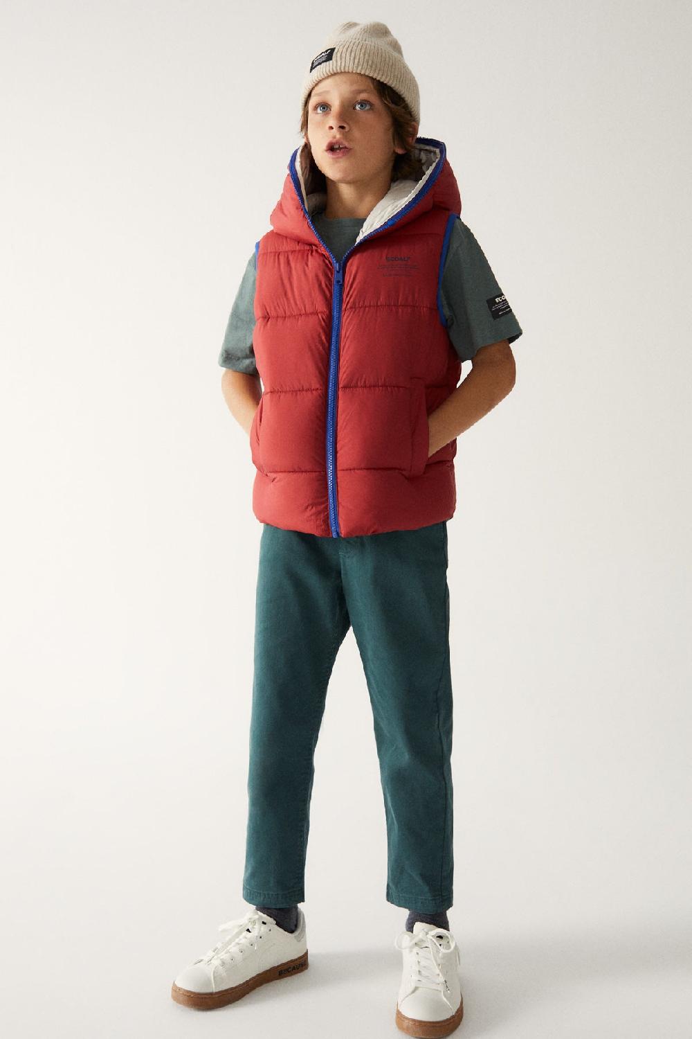Ecoalf RED ZIPPY VEST