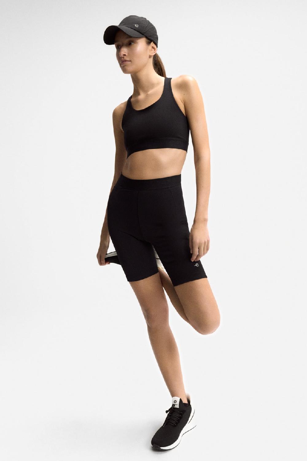 Ecoalf ROME PERFORMANCE SHORT LEGGINGS BLACK